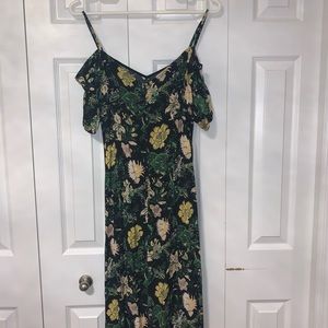 Club Monaco Off the Shoulder Floral Dress